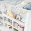 Lit mezzanine avec tablettes et rangements multiples-775267505
