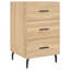 Mehrudin 40cm W Iron Bedside Table-1644452412