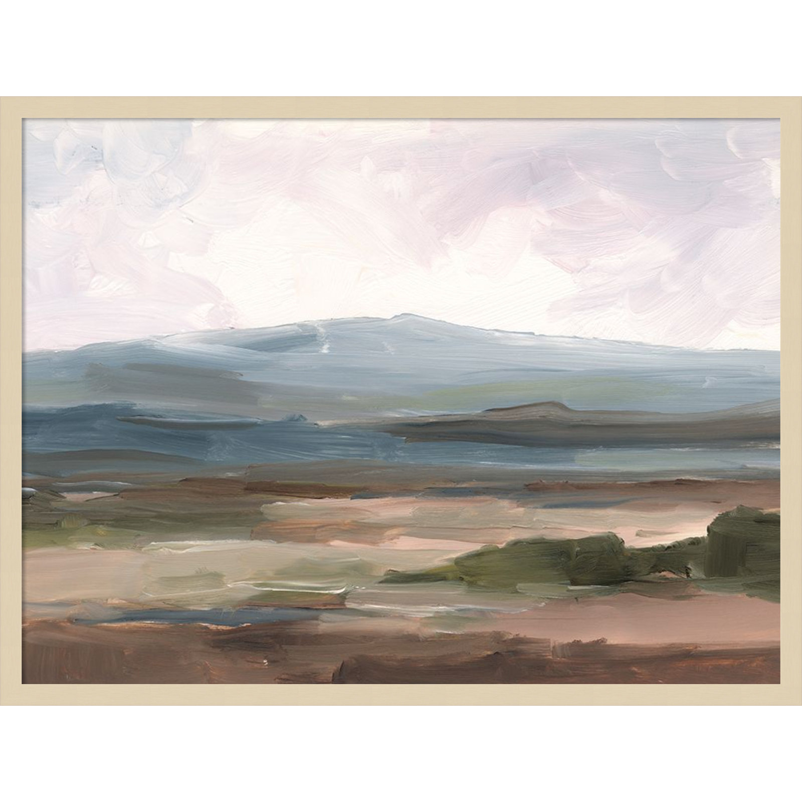 Ethan Harper "Serene Mountain Study II" Print, Brown, 25" H x 33" W