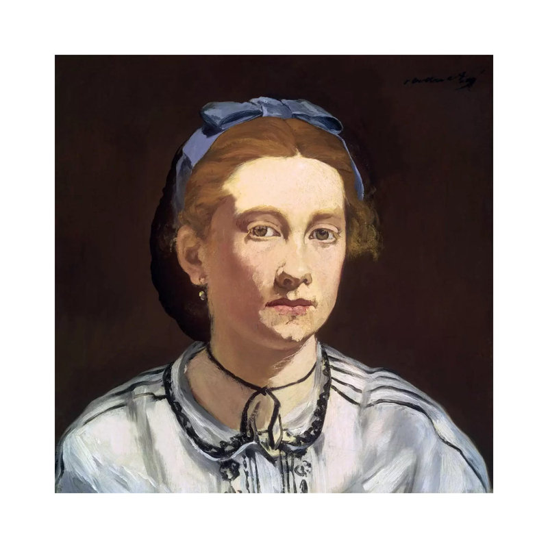 Victorine Meurent by Edouard Manet - Wrapped Canvas Gallery-Wrapped Canvas Giclée, 30.48 cm H x 30.48 cm W