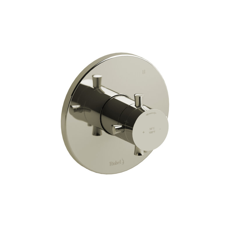 Garniture thermo-équilibrée à pression 1/2 po avec 3 fonctions Edge, Nickel poli