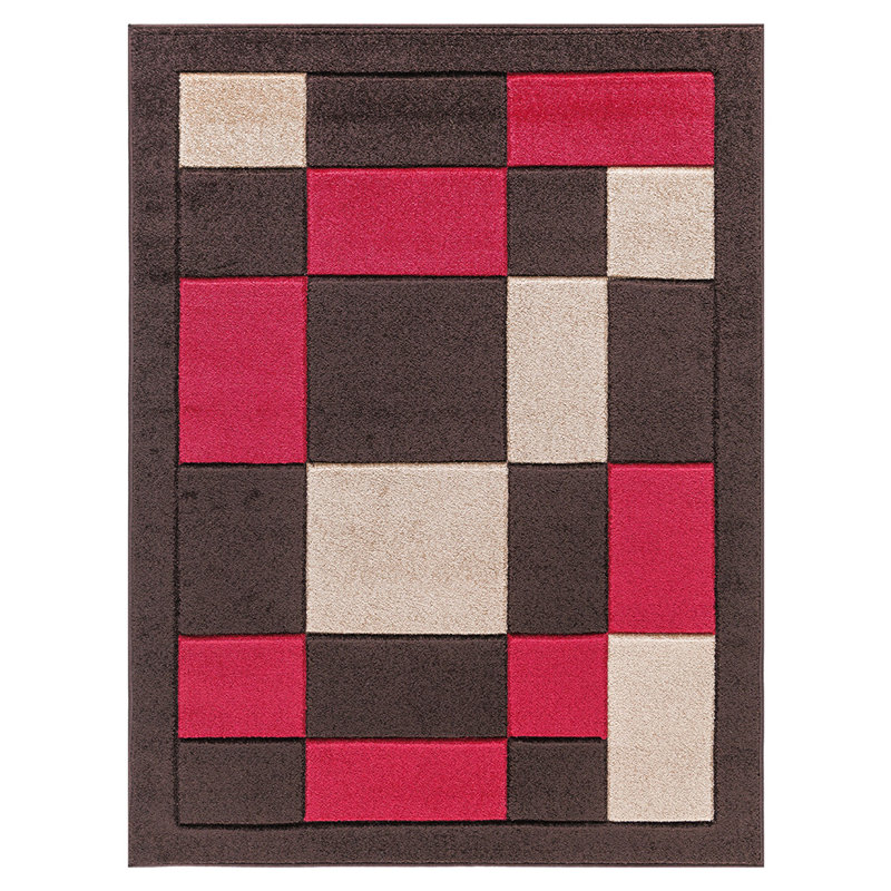 Kristine Geometric Area Rug, Rectangle 60 x 110cm