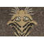 Distressed Homage Hand Knotted Wool Animal Print Area Rug-1896149108