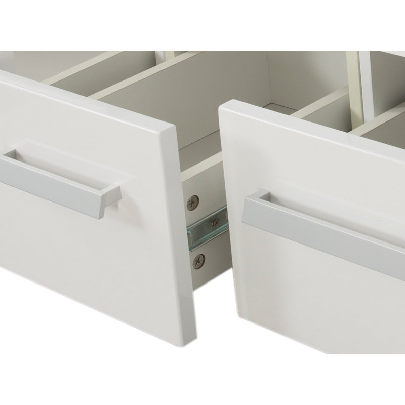 Madrid Vanity & Mirror Sets, White