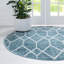 Tapis bleu / ivoire Jolette-773608290
