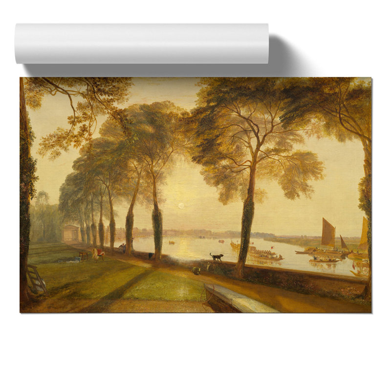 Mortlake Terrace by Joseph Mallord William Turner - No Frame Print, 21cm H x 30cm W x 0.1cm D