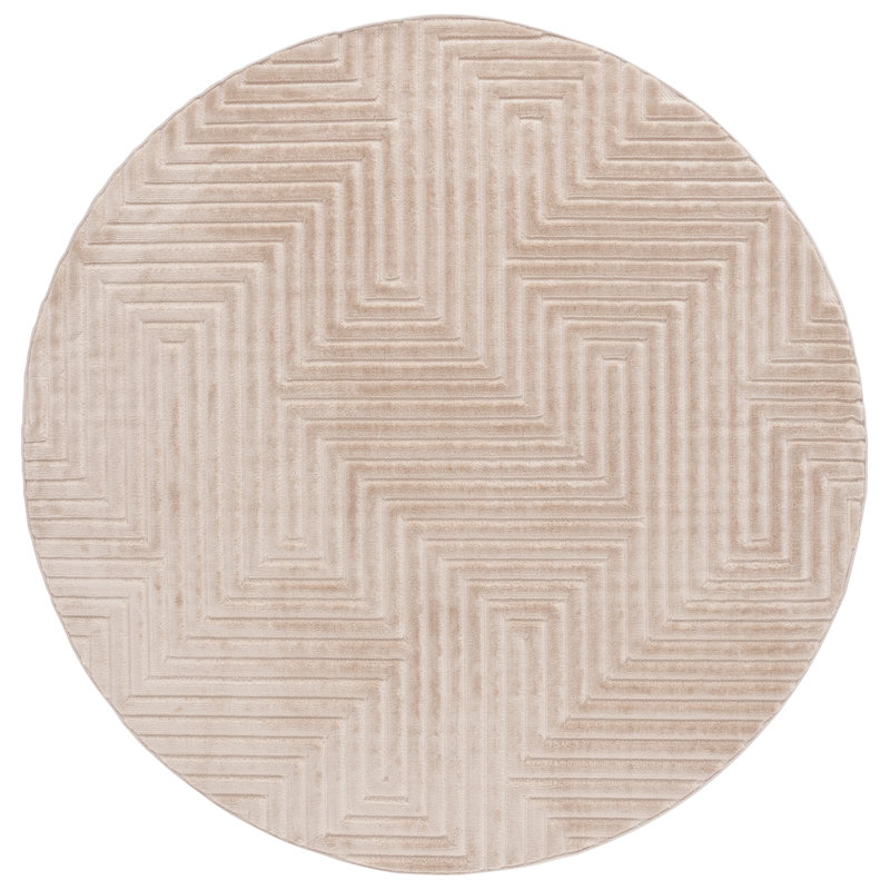 Lauralei Performance Solid Color Rug, Round 6'7"
