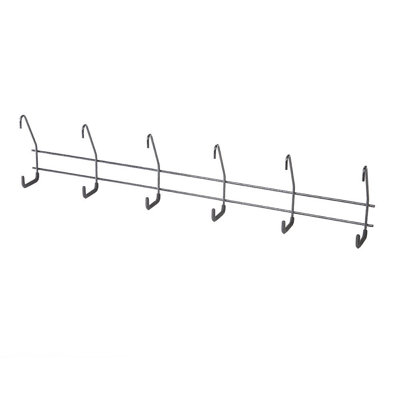 Garage 6-Hook Long Handle Tool Hang-Up