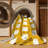 Machine Washable Trellis Brown Area Rug-580885268