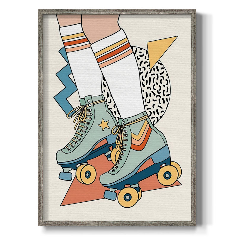 LetItRollI Framed Print - Solid Wood, 30" H x 24" W