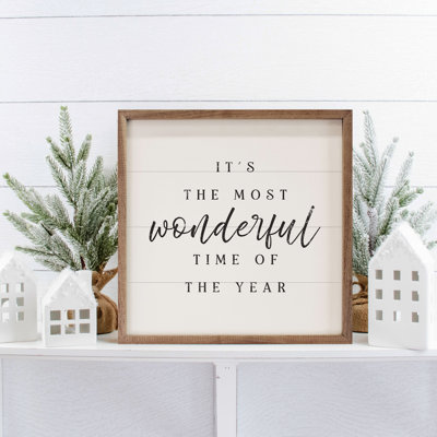 It's The Most Wonderful Time Of The Year White