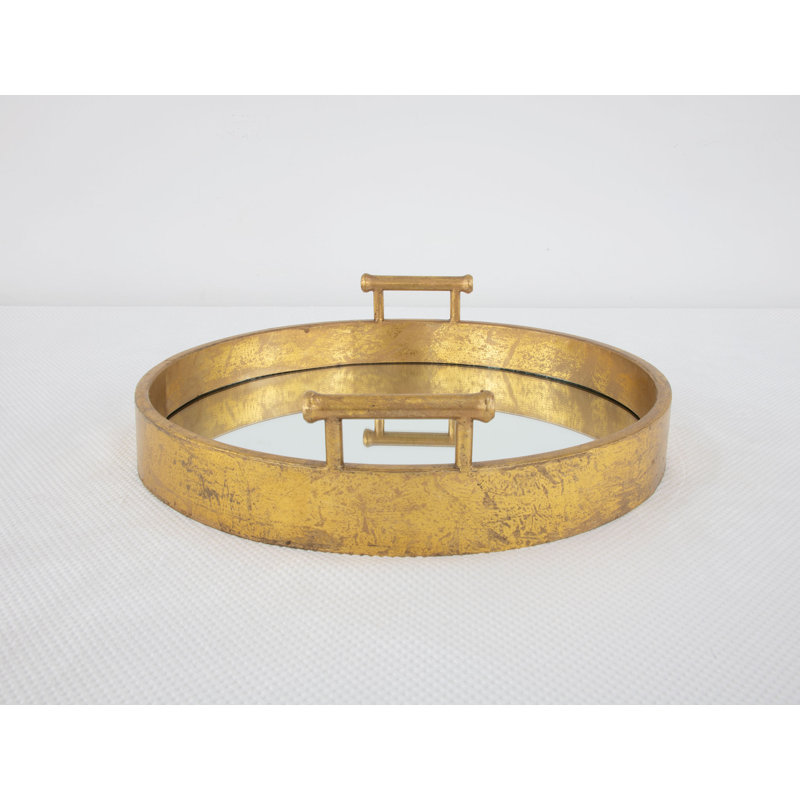 Perla Round Decorative Tray