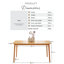 Drea Solid Wood Dining Table - Traditional Rustic Farmhouse Kitchen Style-1229532703-1229532690