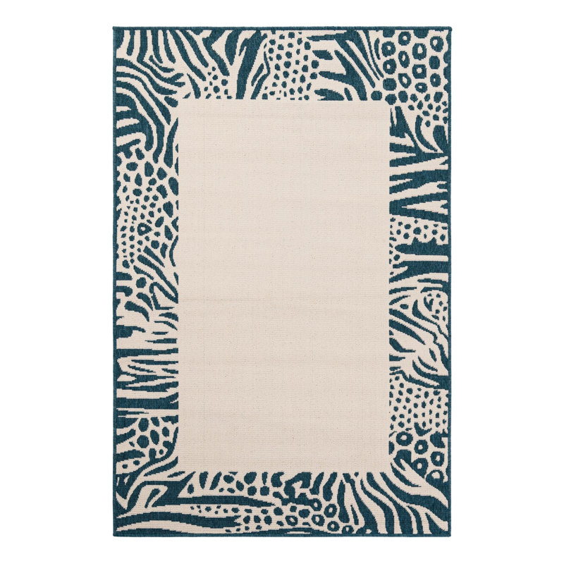 Gurjot Indoor/Outdoor Area Rug, Rectangle 4'1" x 6'1"