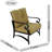 AVIGNON 110cm COFFEE Table with 4 WINDSOR DELUXE LOUNGE Chair