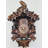  Eight Day Cuckoo Clock – 18 in Height – Hand-Carved Fox, Bird & Grapevine Design