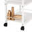 33.85'' H x 22'' W Utility Cart with Wheels