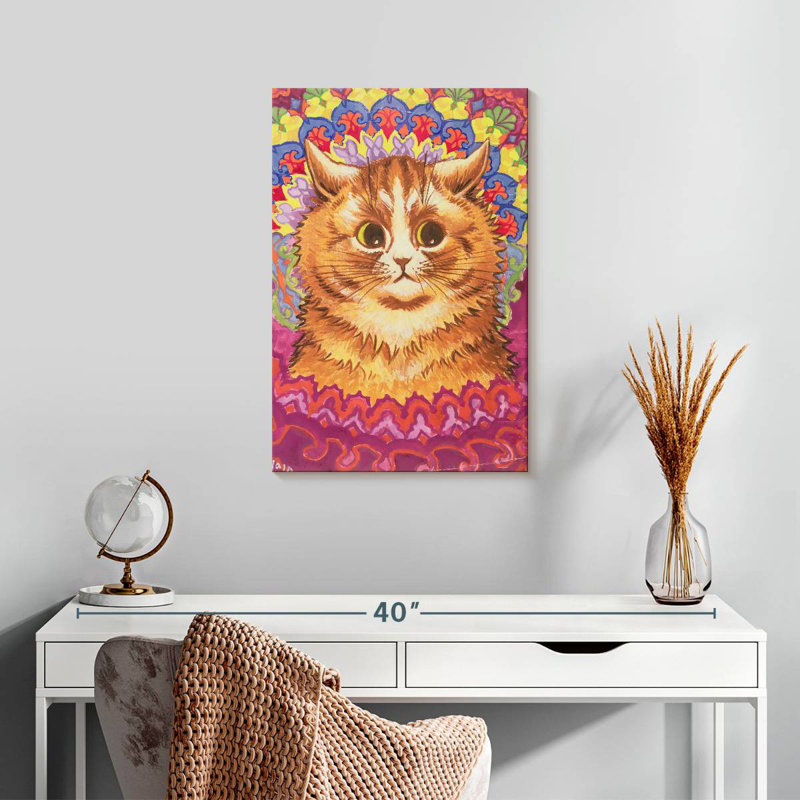 Brampt A Psychotic Cat, 24" H x 16" W