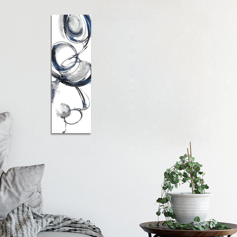 Calligraphy V9- Gallery-Wrapped Canvas Giclée, 36" H x 12" W