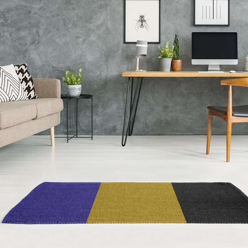 Striped Indoor Rug, Rectangle 5' x 7', Yes