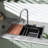 29.5 " L Drop-In Single Bowl Stainless Steel Kitchen Sink
