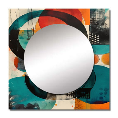 Fuyao - Modern Geometric Square Mirror Wall Decor For Bedroom