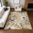Machine Washable Indoor/Outdoor Millner ACN2260 Floral Rug-1184761414
