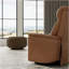 Fauteuil inclinable et oscillant Global Home avec repose-tête et repose-pieds manuel réglable en antilope Oslo