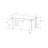 Dining Table, 60" Rectangular, Kitchen, Dining Room, White Laminate, Contemporary, Modern