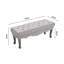 Agathe Vintage Linen Bench-408434358