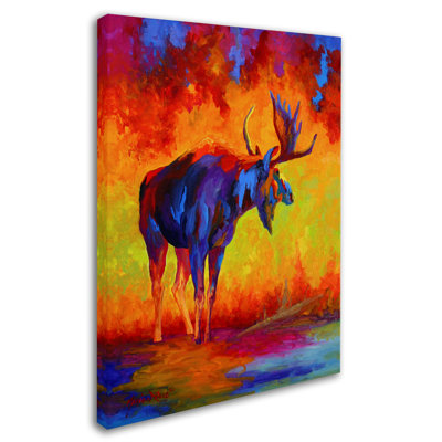 «Moose 5» par Kucera, reproduction sur toile tendue