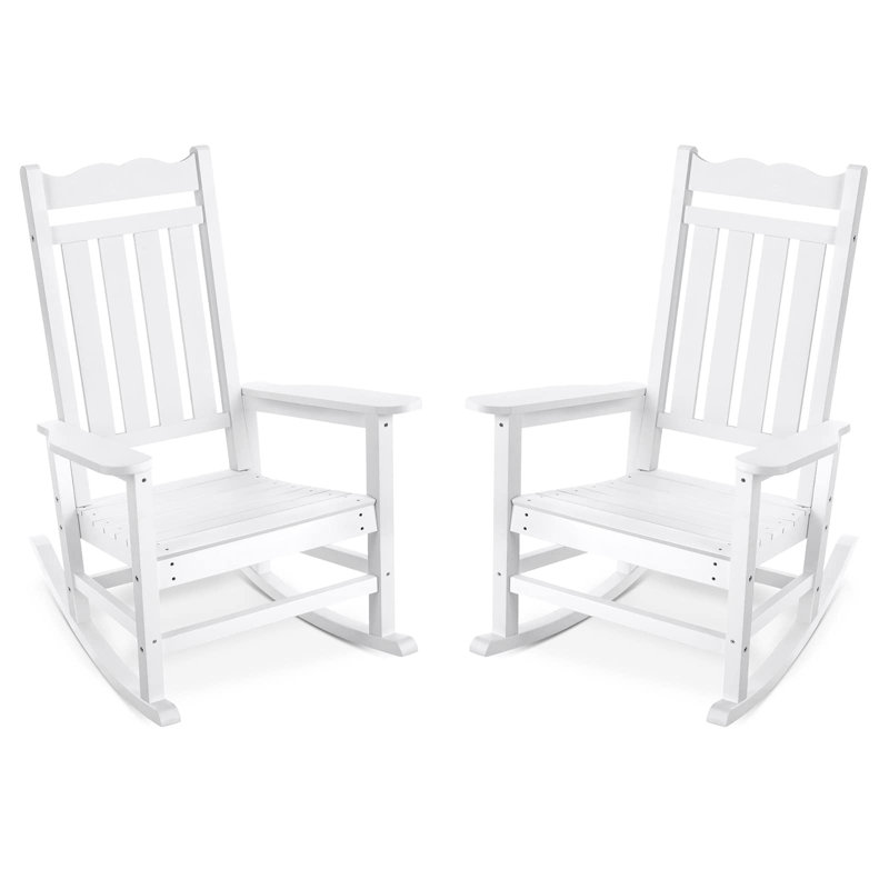 Chaise berçante d'extérieur Sebasco, Blanc
