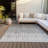Machine Washable Indoor/Outdoor Bernadette ACN2135 Striped Rug-115269298