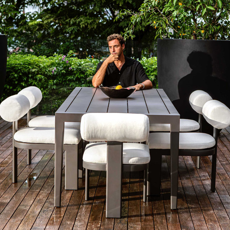 Uttermost Polanco Outdoor Aluminum Dining Table