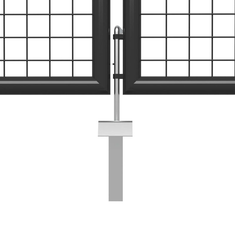 Adal 150cm H x 350cm W Anthracite Metal Gate