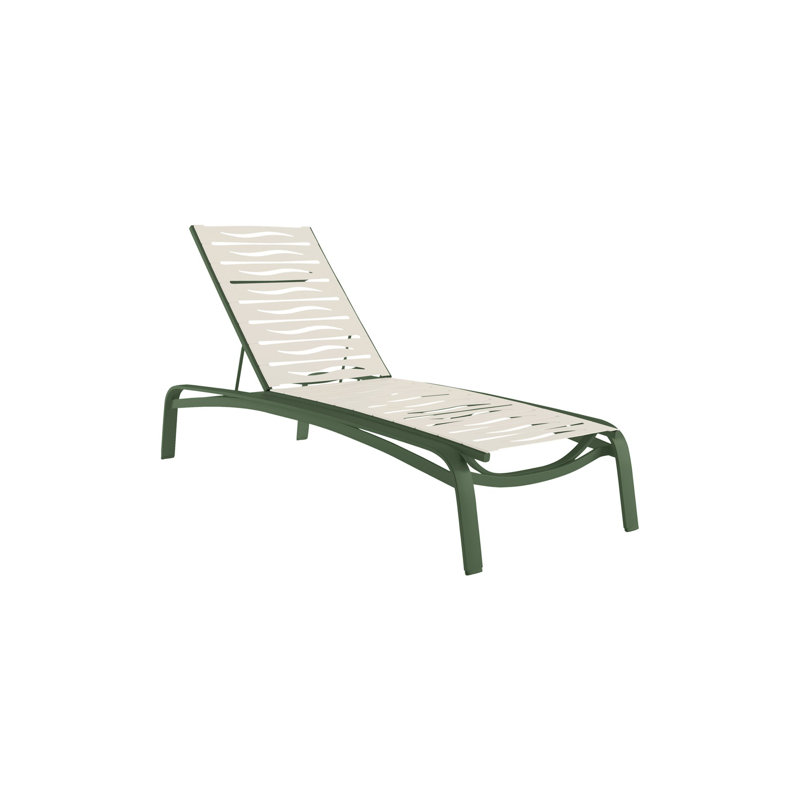 Laguna Beach Outdoor Chaise Lounge, Parchment, Parchment