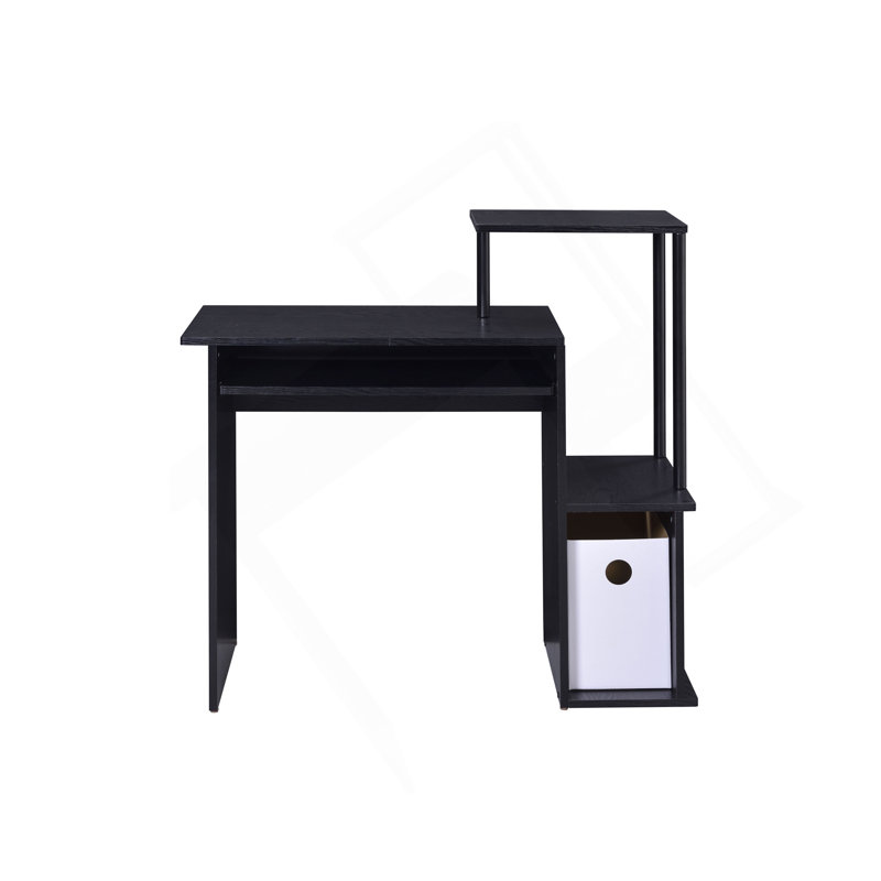 Bureau d'ordinateur Lyphre, Noir