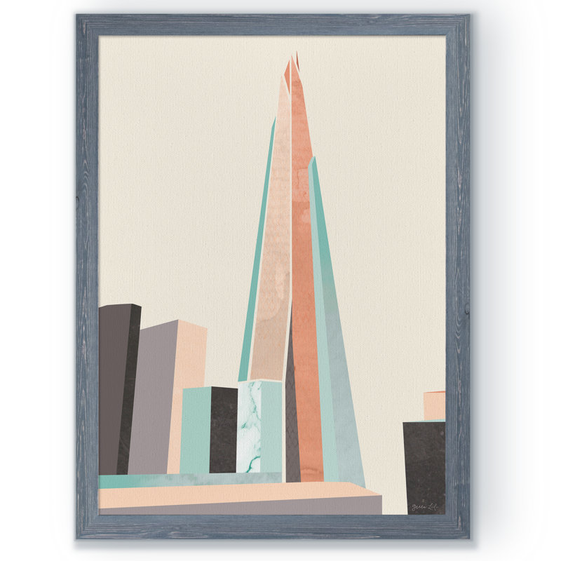 « graphicing architecture i » par paul cezanne-photo-cadre, reproduction d’art, H 30 po x l 22 po x P 1,25 po