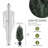 35.4"H artificial green pine tree 2pcs/set-682779428