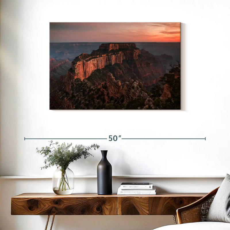 Alvord Grand Canyon Dramatic Sunset, 24" H x 36" W