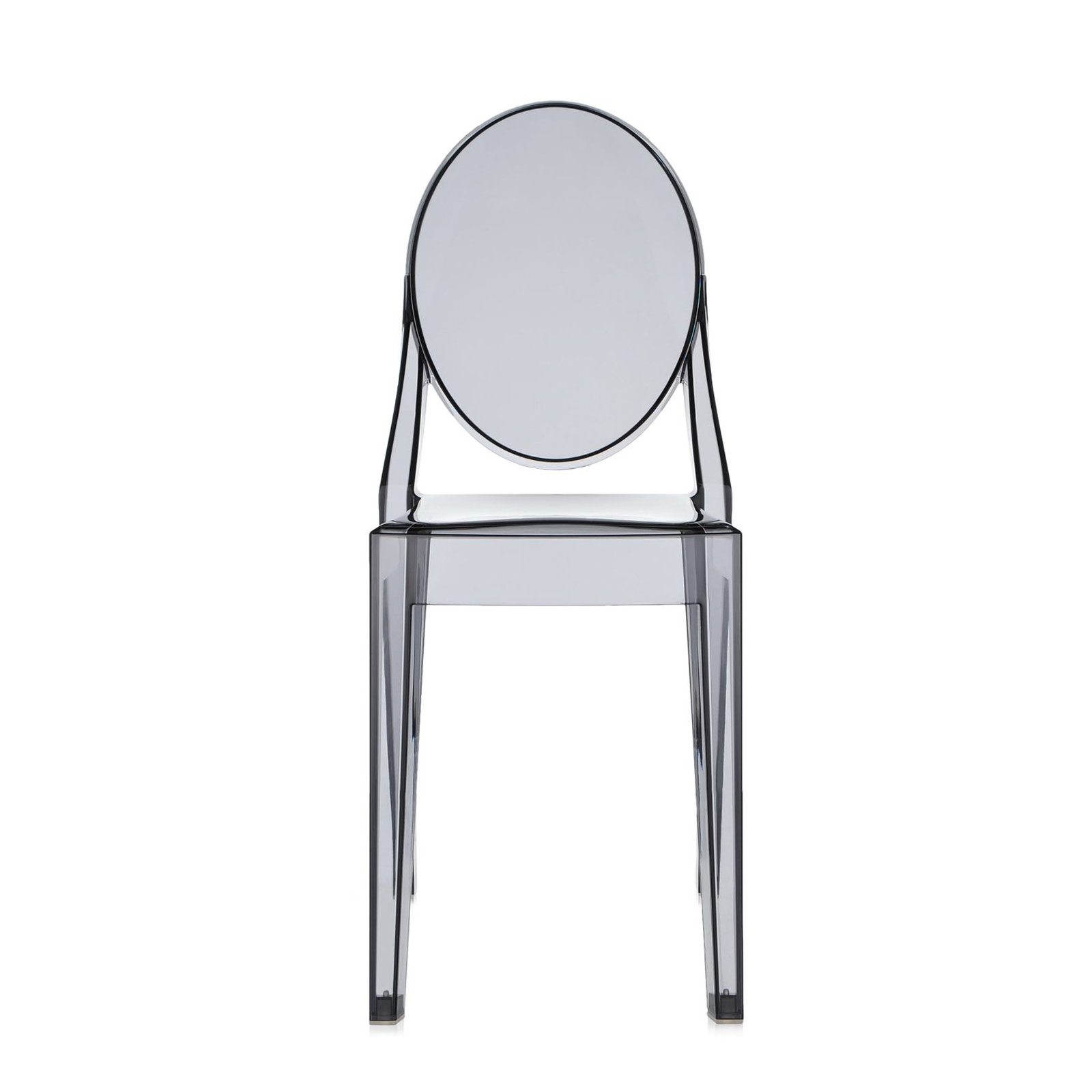 Victoria Ghost Chair, Transparent Smoke Gray
