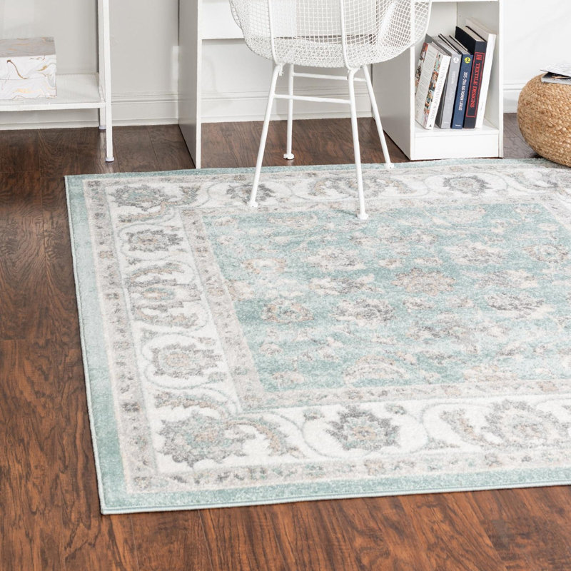 Hilley Oriental Indoor Rug, Square 6'