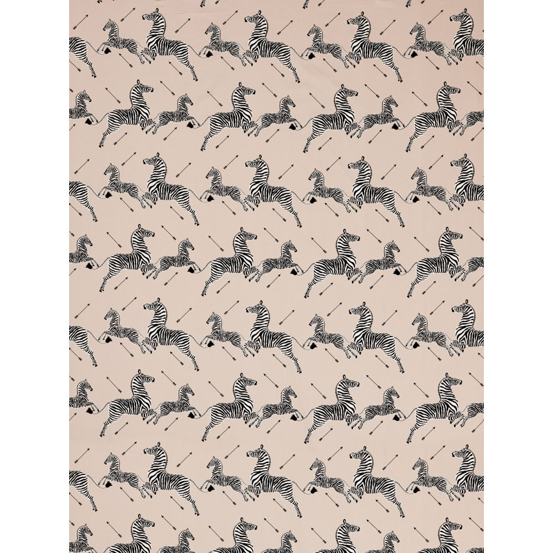 Zebras Petite 100% Cotton Fabric, Sand