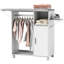 Linen, Foam, Engineered Wood Freestanding Ironing Board