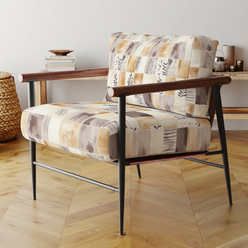 Chaise rembourrée Patchwork