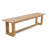 Solid Wood Teak Outdoor Bench