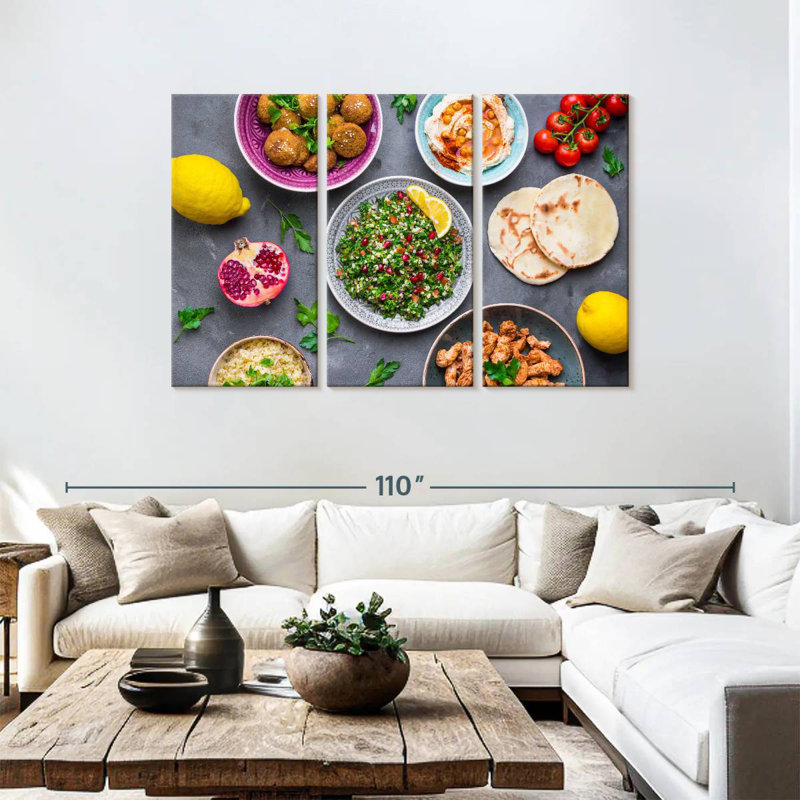 Yarlin Middle Eastern Feast, 48" H x 74" W
