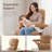 Lullacloud Manual Nursery Glider Chair With Multi Position Armrests And Adjustable Headrest - Brown-126486574
