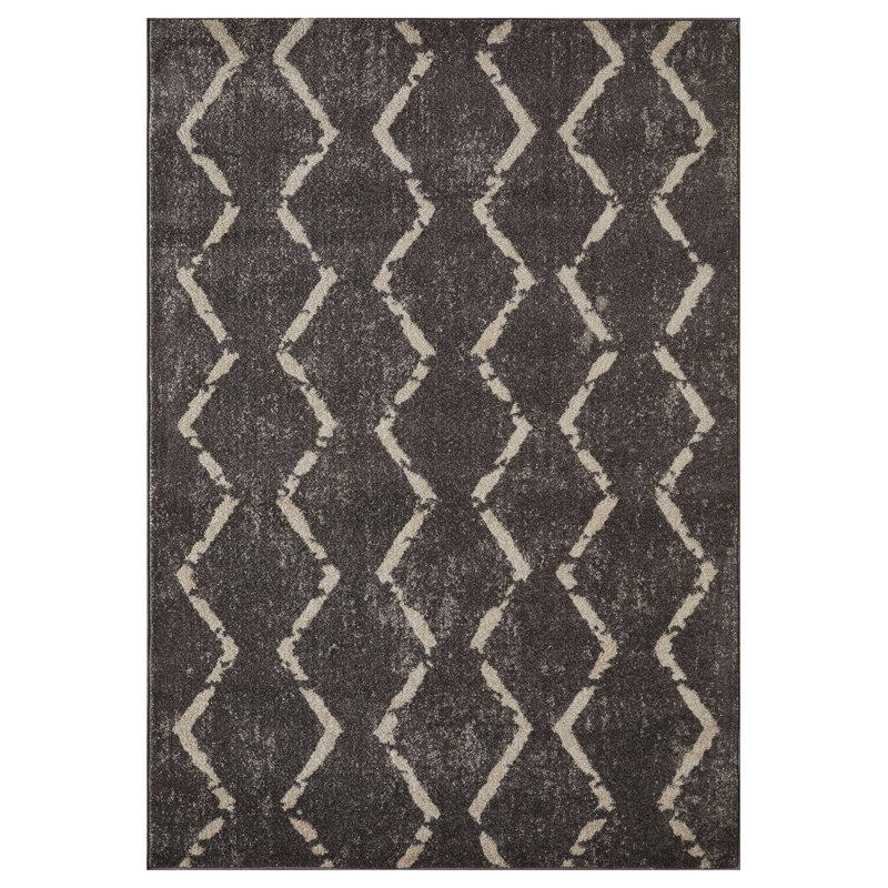 Christine Brynder Taupe Area Rug, Rectangle 5'3" x 7'3"