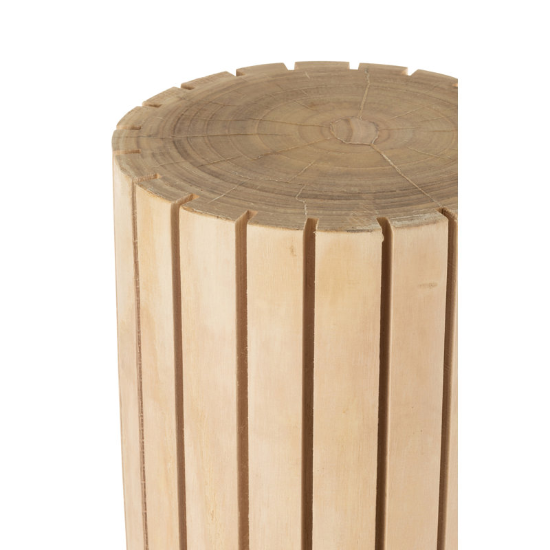 Akeiba Wood Plant Stand, Natural
